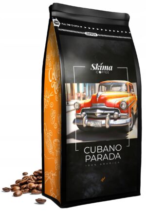 Kawa ziarnista 1kg CUBANO PARADA 100% ARABICA Świeża do ekspresu + GRATIS