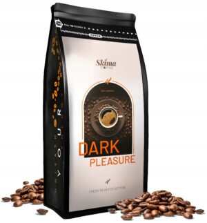 Kawa ziarnista 1kg DARK PLEASURE 100% ARABICA Świeża do ekspresu + GRATIS