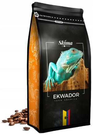 Kawa ziarnista 1kg EKWADOR 100% ARABICA Świeżo Palona do ekspresu + GRATIS
