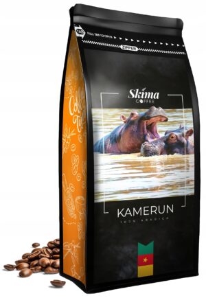 Kawa ziarnista 1kg KAMERUN 100% ARABICA Świeżo Palona do ekspresu + GRATIS
