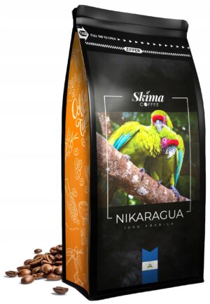 Kawa ziarnista 1kg NIKARAGUA 100% ARABICA Świeżo Palona do ekspresu +GRATIS