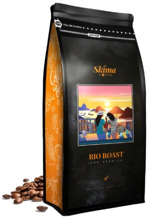 Kawa ziarnista 1kg RIO ROAST(SPECIAL EDITION) Świeża do ekspresu + GRATIS