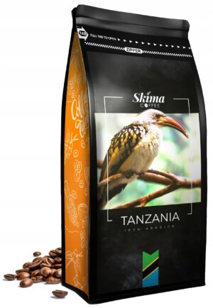 Kawa ziarnista 1kg TANZANIA 100% ARABICA Świeżo Palona do ekspresu + GRATIS