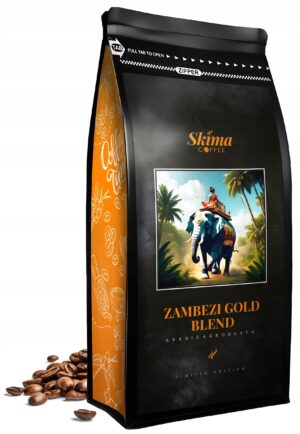 Kawa ziarnista 1kg ZAMBEZI GOLD BLEND (LIMITED EDITION) do ekspresu +GRATIS