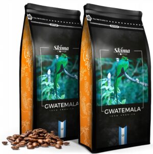 Kawa ziarnista 2X1kg GWATEMALA 100%ARABICA Świeżo Palona do ekspresu+GRATIS