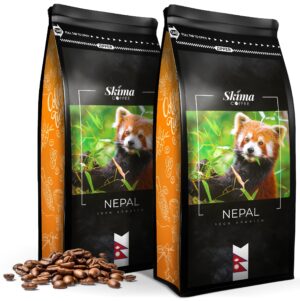 Kawa ziarnista 2X1kg NEPAL 100% ARABICA Świeżo Palona do ekspresu + GRATIS