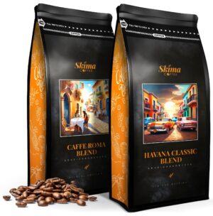 Kawa ziarnista 2x1kg CAFFE ROMA BLEND/HAVANA CLASSIC BLEND Świeża + GRATIS