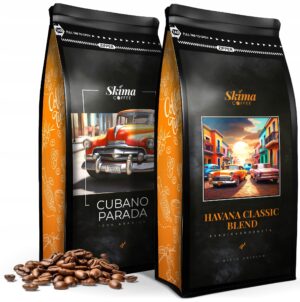 Kawa ziarnista 2x1kg HAVANA CLASSIC BLEND/CUBANO PARADA do ekspresu+ GRATIS
