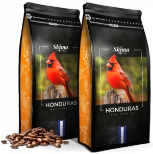 Kawa ziarnista 2x1kg HONDURAS 100% ARABICA Świeżo Palona do ekspresu+GRATIS