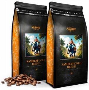 Kawa ziarnista 2x1kg ZAMBEZI GOLD BLEND (LIMITED EDITION)do ekspresu+GRATIS