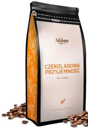 Kawa ziarnista 1kg CZEKOLADOWA PRZYJEMNOŚĆ 100% ARABICA do ekspresu +GRATIS